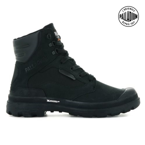 Bottes Palladium Pampa X Tech WPN Homme Noir | FR CJH149O